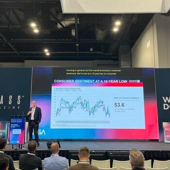 Chris Beard at GlassBuild